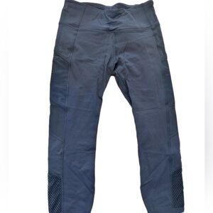 Lorna Jane Blue Gray Activewear Leggings